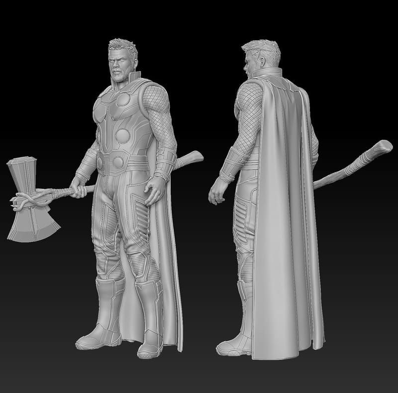 Avengers Statues Bundle 3D print model