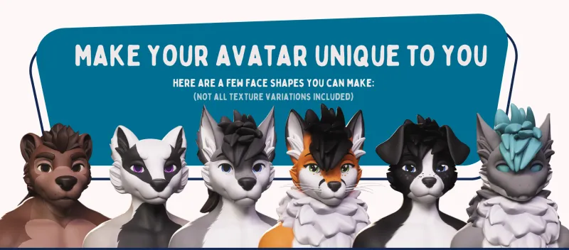 Winterpaw VRChat and VTuber Masc Canine