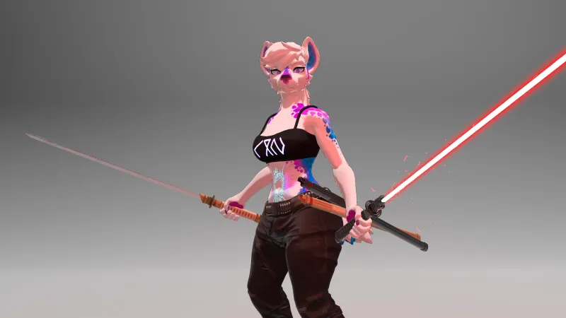 Saber/Blade Katana (VRCHAT/SDK3)