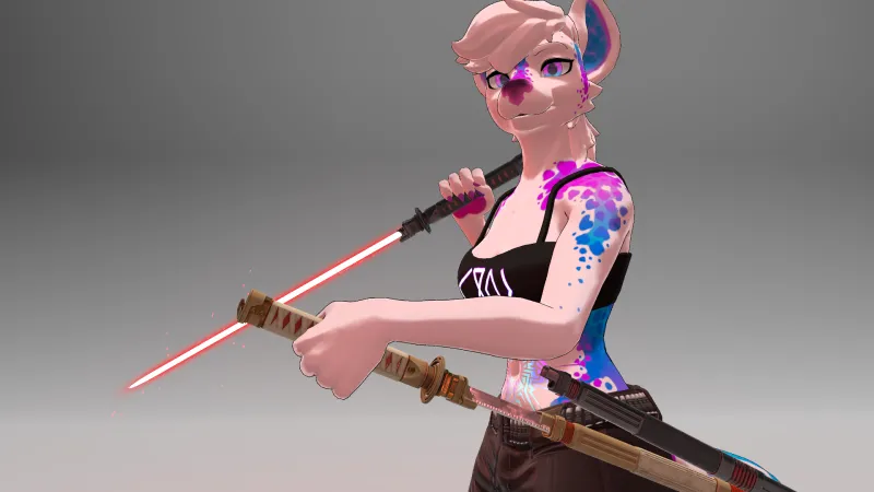 Saber/Blade Katana (VRCHAT/SDK3)