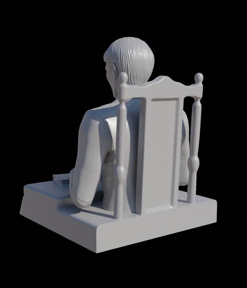 Hannibal Lecter Bust TV Show 3D print model