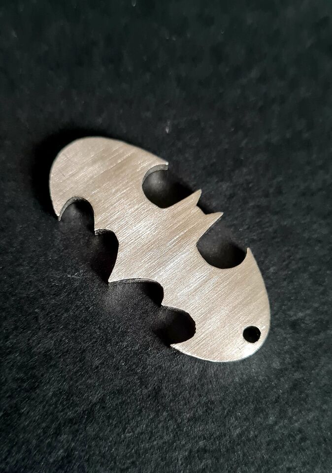 Batman Keyring - DC Comics - Brushed Stainless