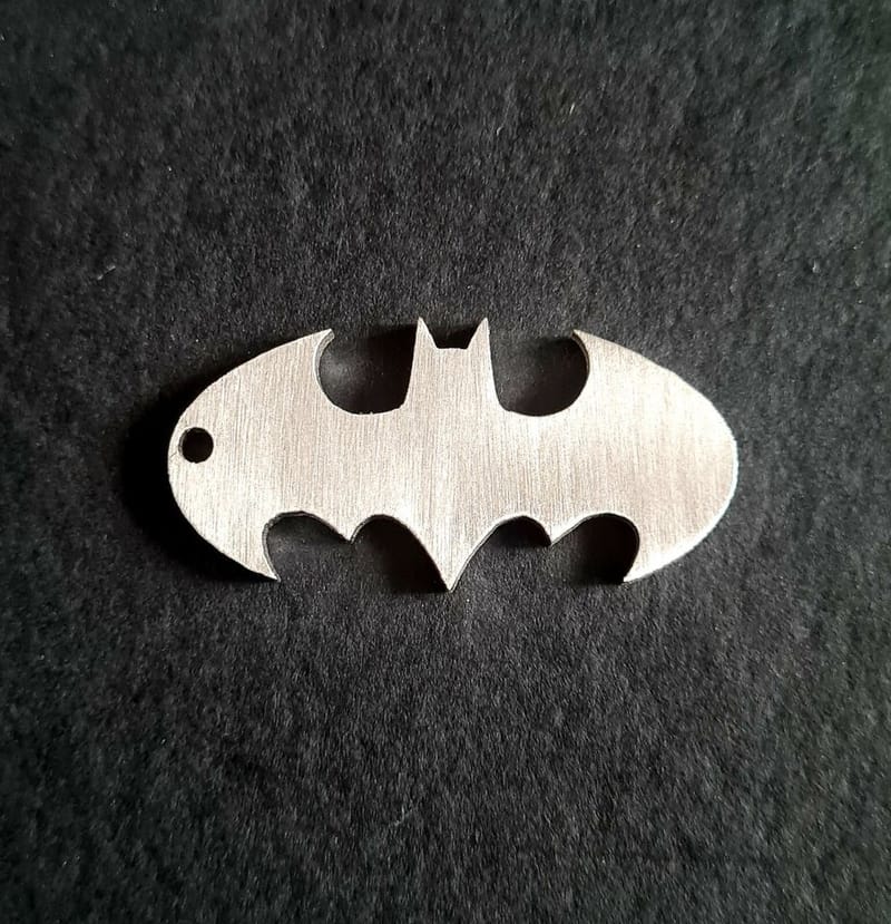 Batman Keyring - DC Comics - Brushed Stainless