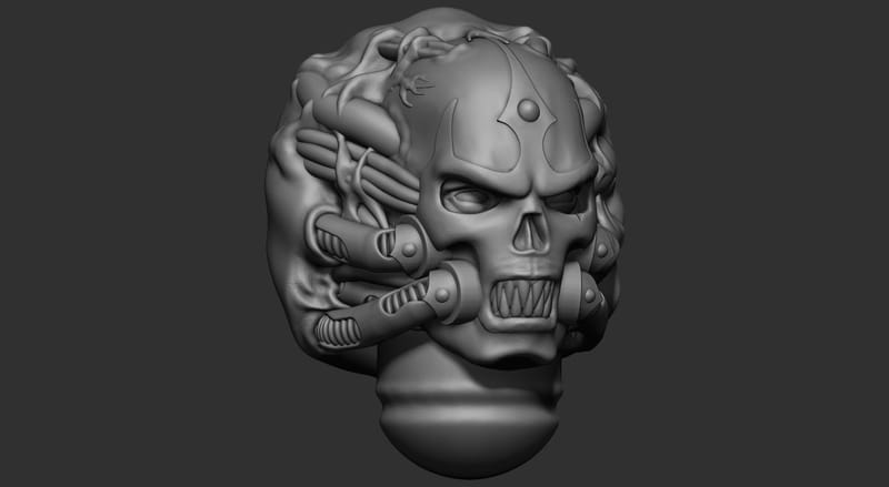 wargame dark soldier HEY BROTHER Kit 3D print model