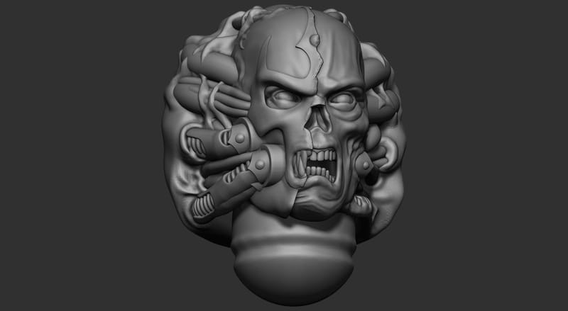 wargame dark soldier HEY BROTHER Kit 3D print model