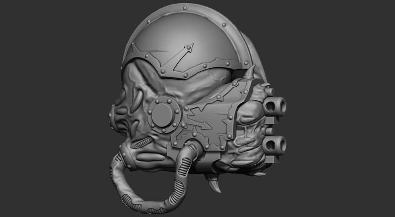 wargame dark soldier HEY BROTHER Kit 3D print model