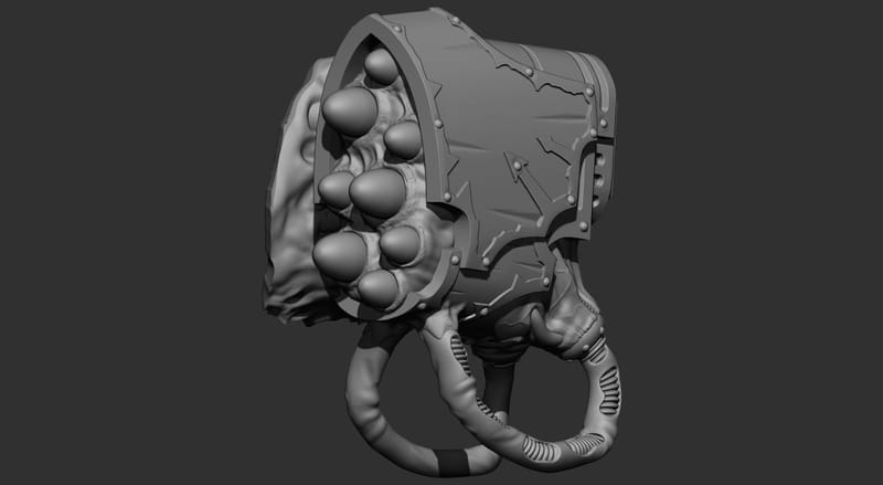 wargame dark soldier HEY BROTHER Kit 3D print model