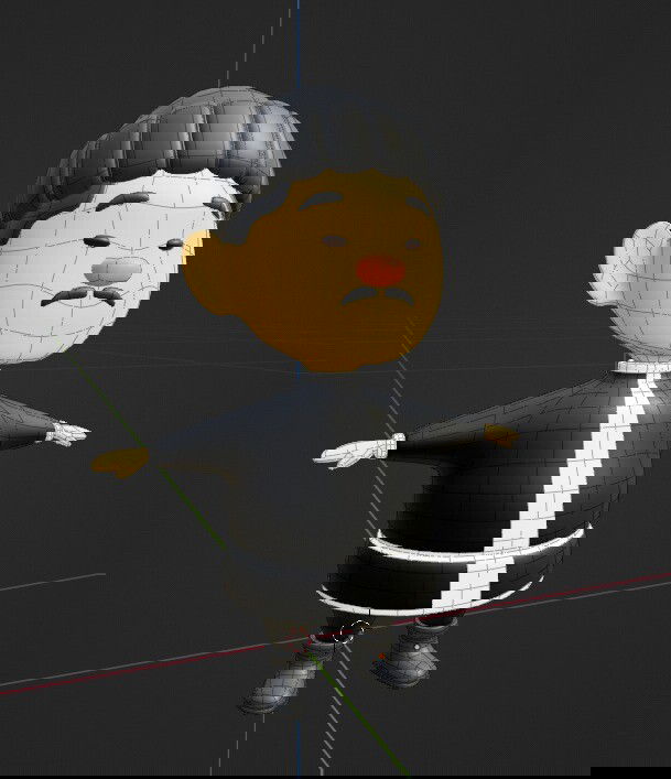 Attempts to create a 3d model of Santa Claus