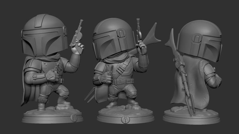 Mando star wars BOBOlord figurines