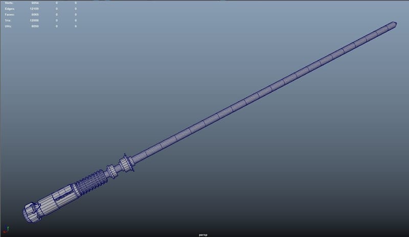 Luke Skywalker Lightsaber Return of the Jedi