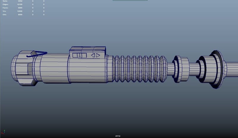 Luke Skywalker Lightsaber Return of the Jedi