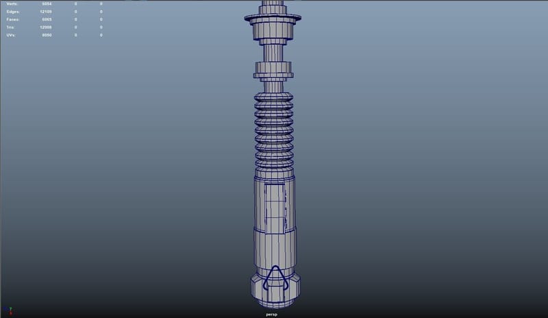 Luke Skywalker Lightsaber Return of the Jedi