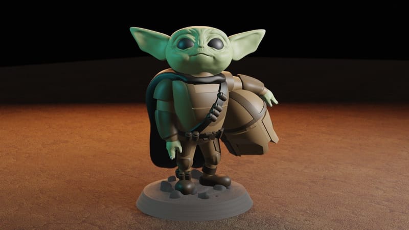BABY YODA MANDALORIAN