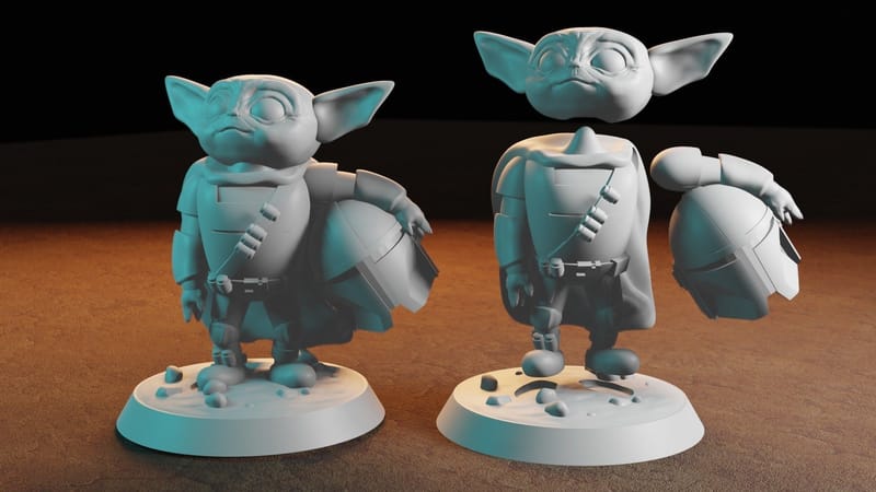 BABY YODA MANDALORIAN