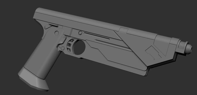 Bo-katan Westar-35 mandalorian blaster 3d print model