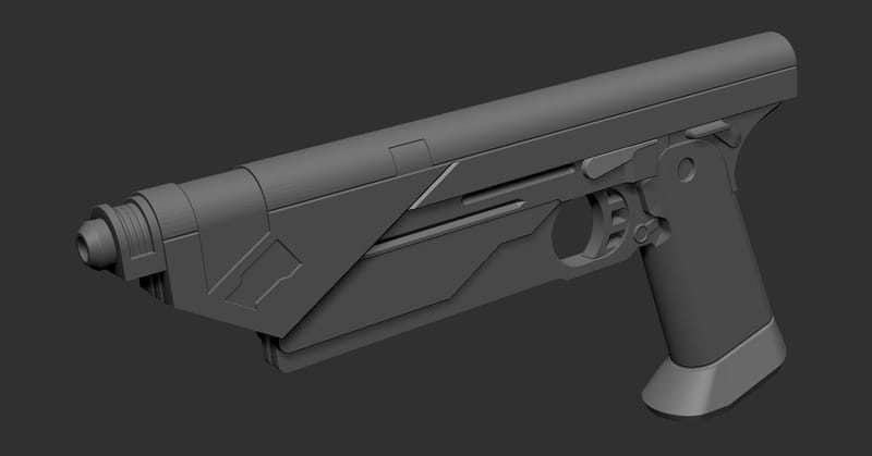 Bo-katan Westar-35 mandalorian blaster 3d print model