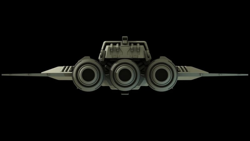 Star Wars The Mandalorian Pirate Snub Fighter 1 18th scale