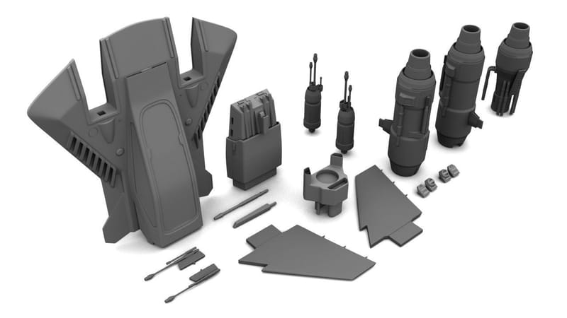 Star Wars The Mandalorian Pirate Snub Fighter 1 18th scale