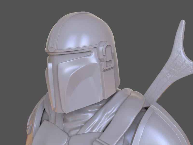 The Mandalorian Din Djarin Bust