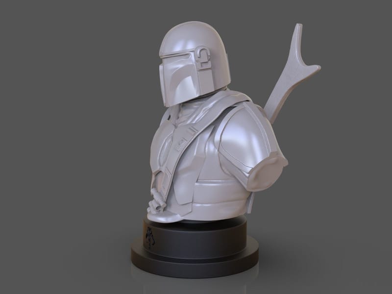 The Mandalorian Din Djarin Bust