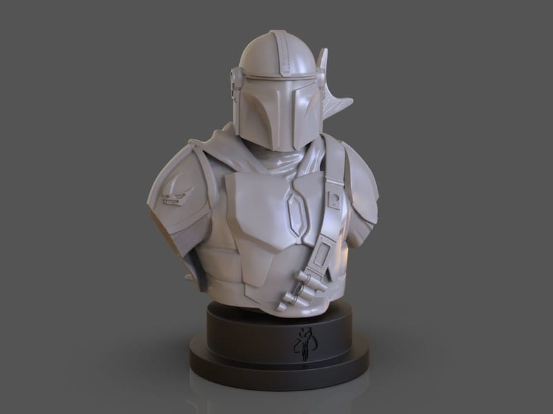 The Mandalorian Din Djarin Bust