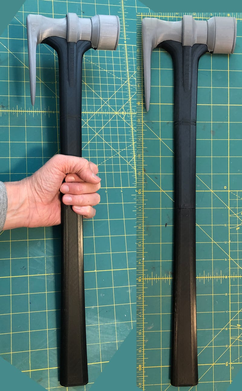 Hammer inspired by The Armorer Blacksmith from The Mandalorian