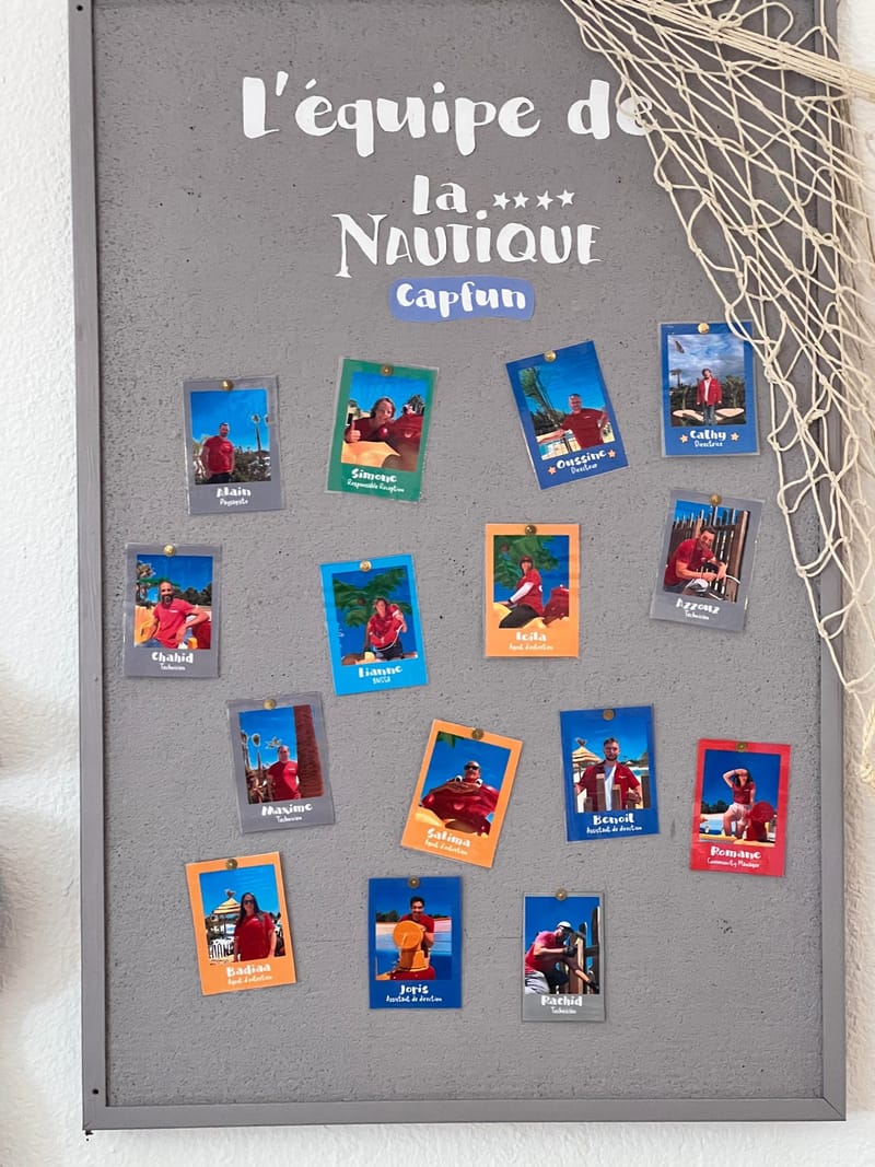 Une graphiste dans un camping