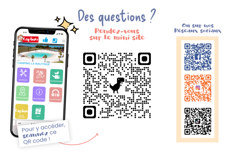 Une graphiste dans un camping