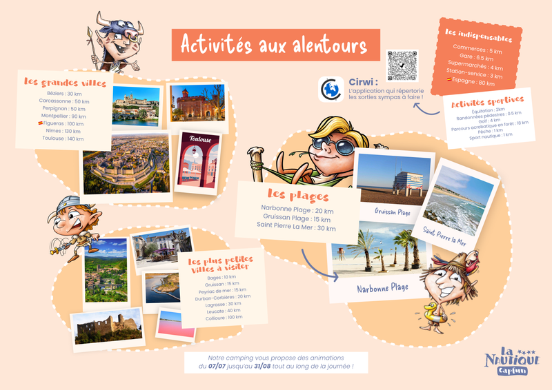Une graphiste dans un camping