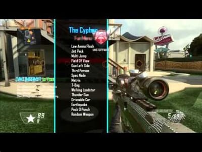 Call of duty black ops 2 modded lobby info image