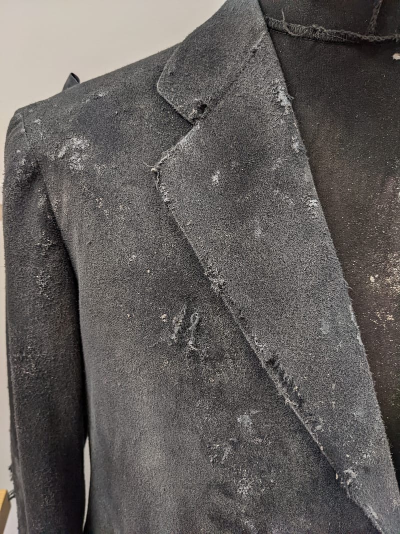 Ghost of Christmas Past coat tails 