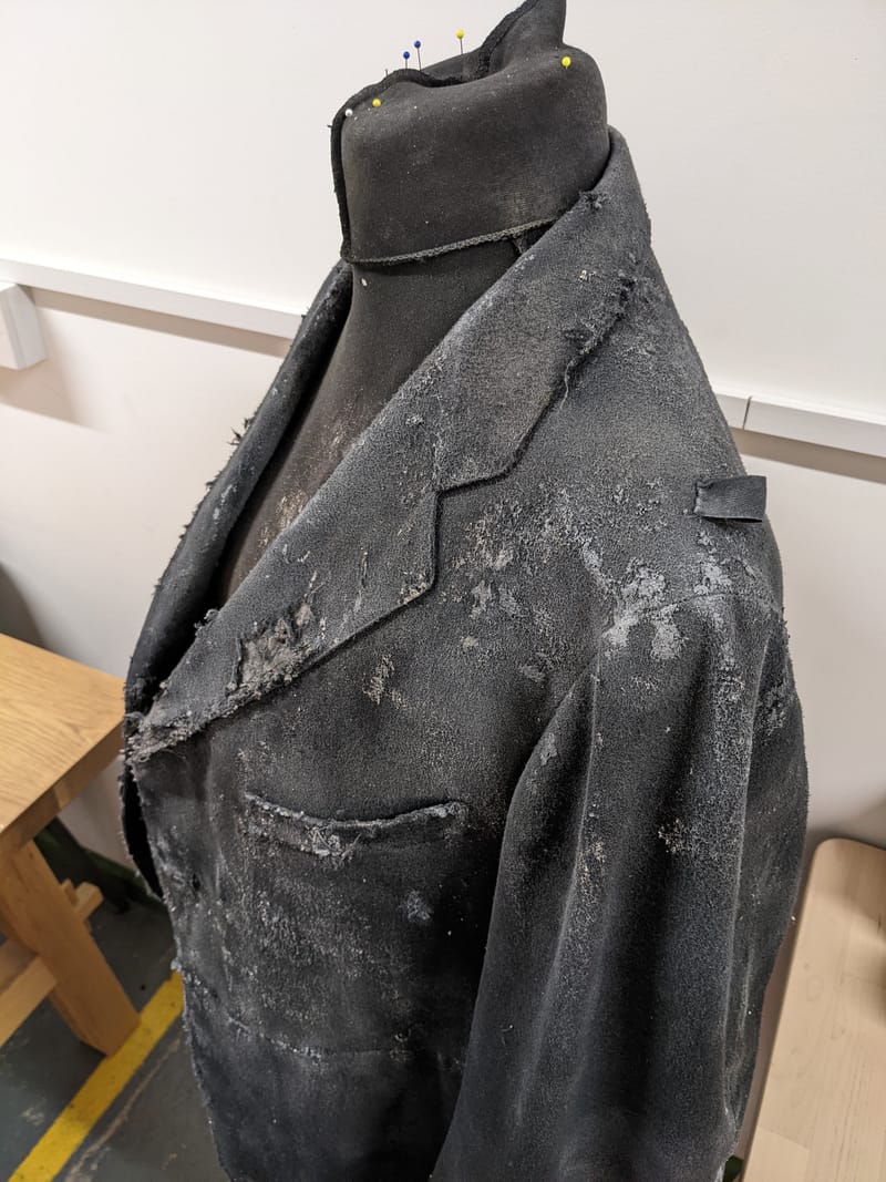 Ghost of Christmas Past coat tails 