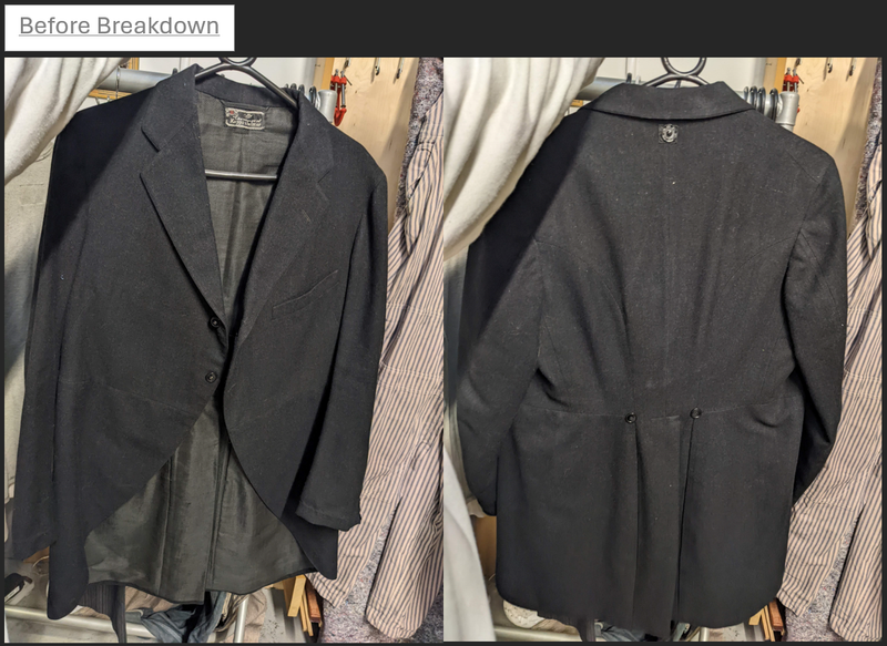 Ghost of Christmas Past coat tails 