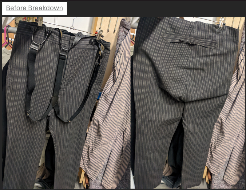 Ghost of Christmas Past coat tails 