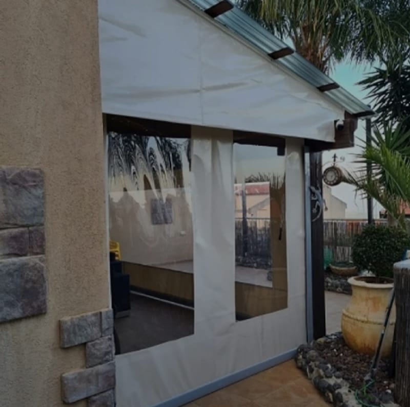 ברזנט לפי מידה אטום עם שקוף מותאם אישית