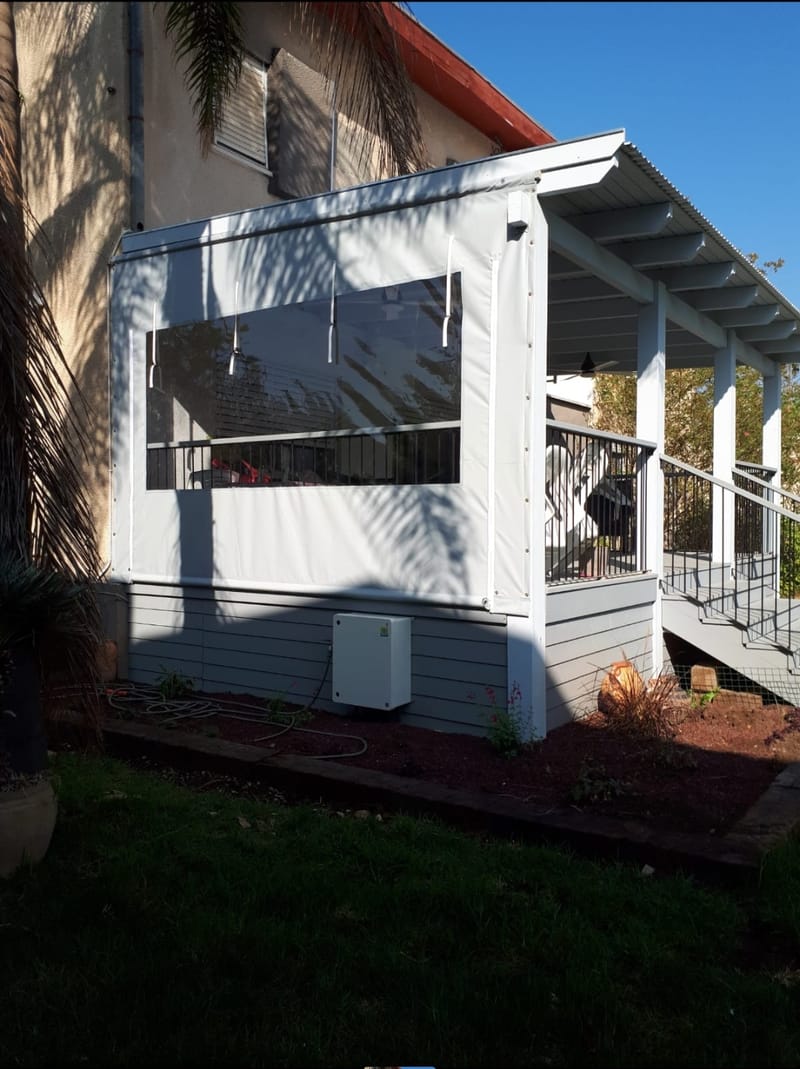 ברזנט לפי מידה אטום עם שקוף מותאם אישית