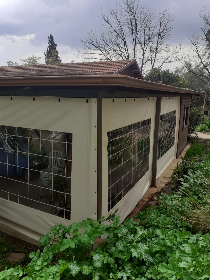 ברזנט לפי מידה אטום עם שקוף מותאם אישית