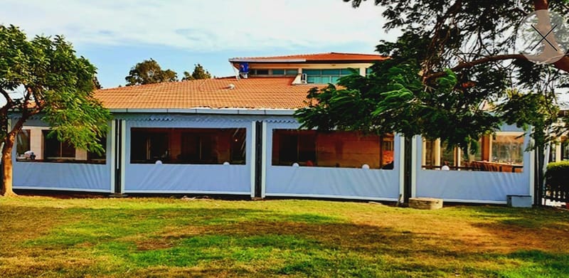 ברזנט לפי מידה אטום עם שקוף מותאם אישית