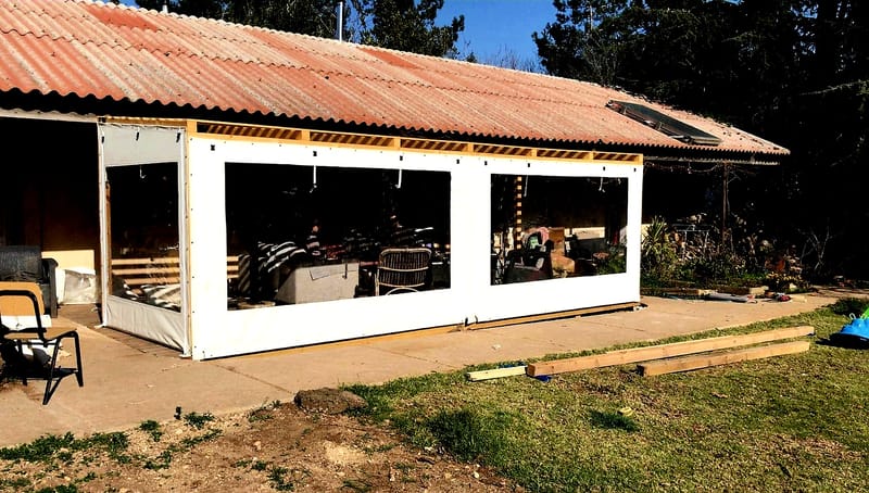 ברזנט לפי מידה אטום עם שקוף מותאם אישית