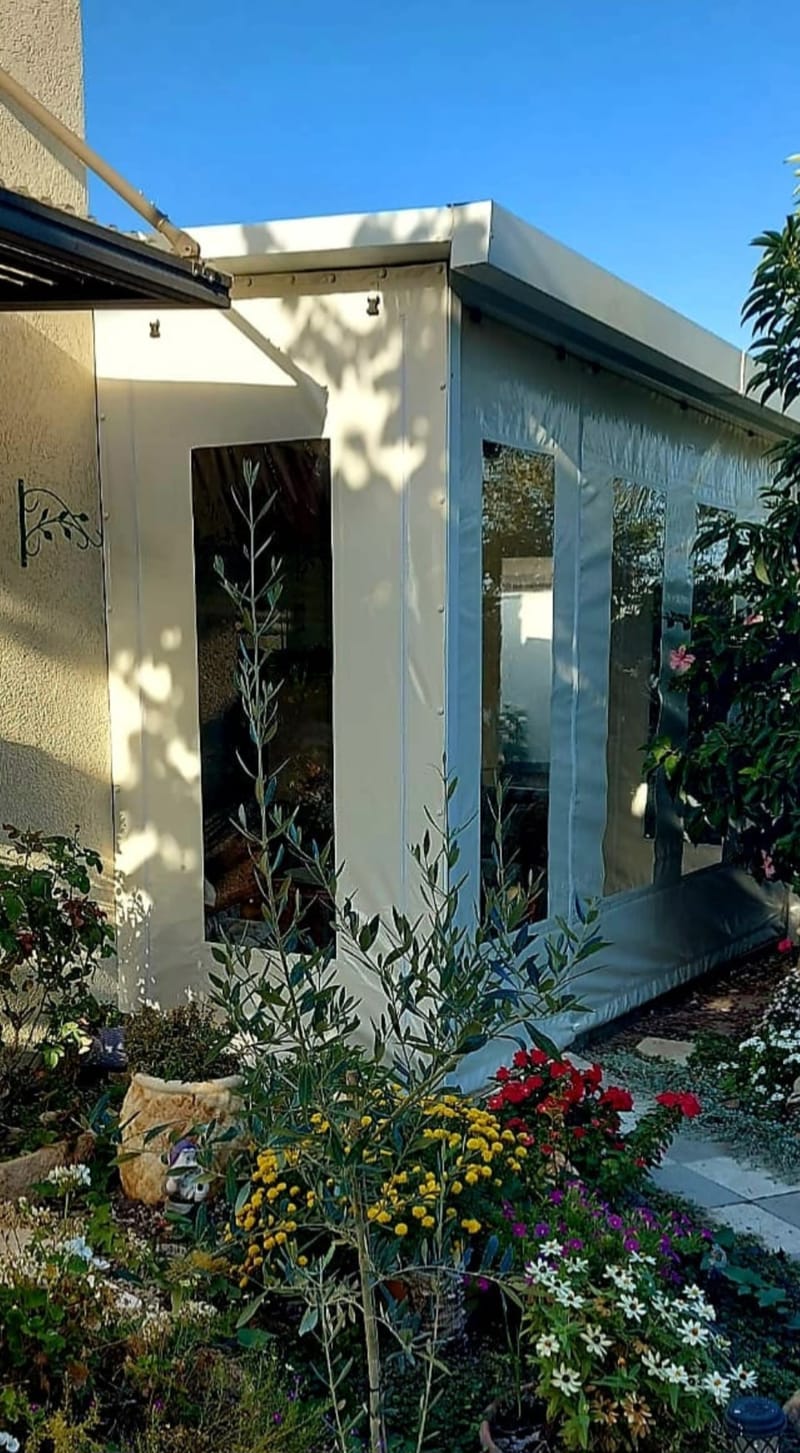 ברזנט לפי מידה אטום עם שקוף מותאם אישית