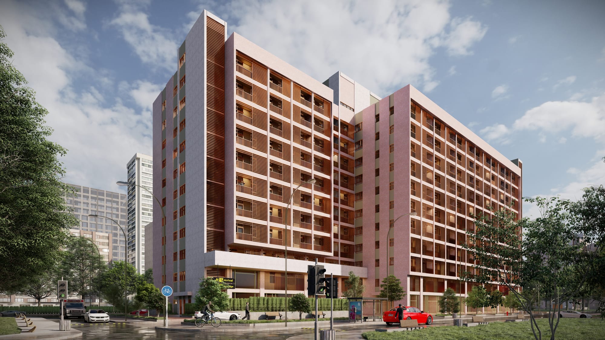 G+8 Hospital Design: Healing Spaces Elevated