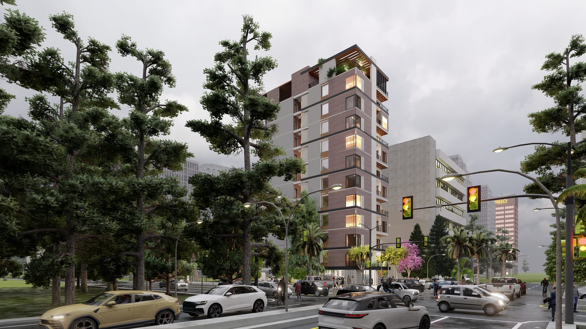 Samy G+9 Penthouse: Collaborative Architectural Brilliance