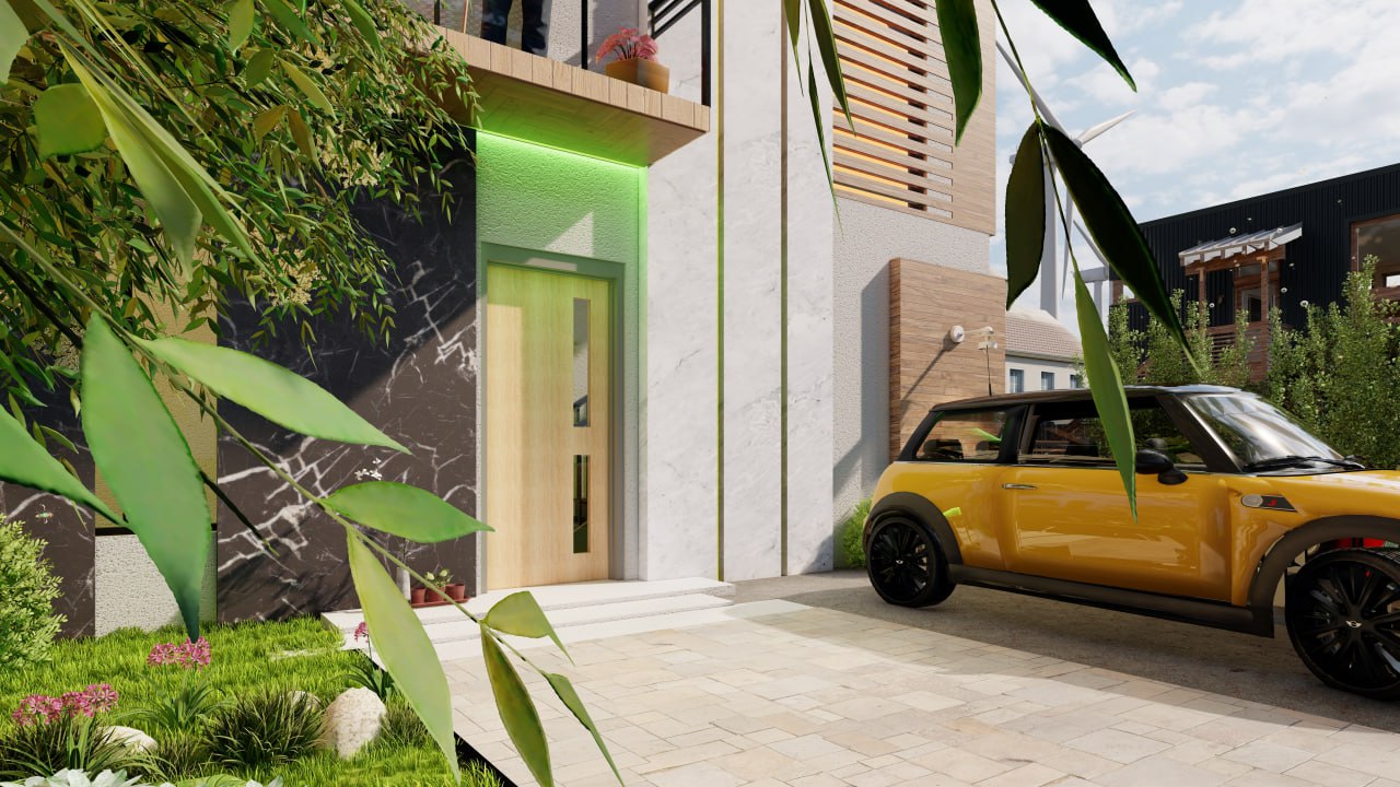 G+2 Building with Terrace: Architectural Harmony
