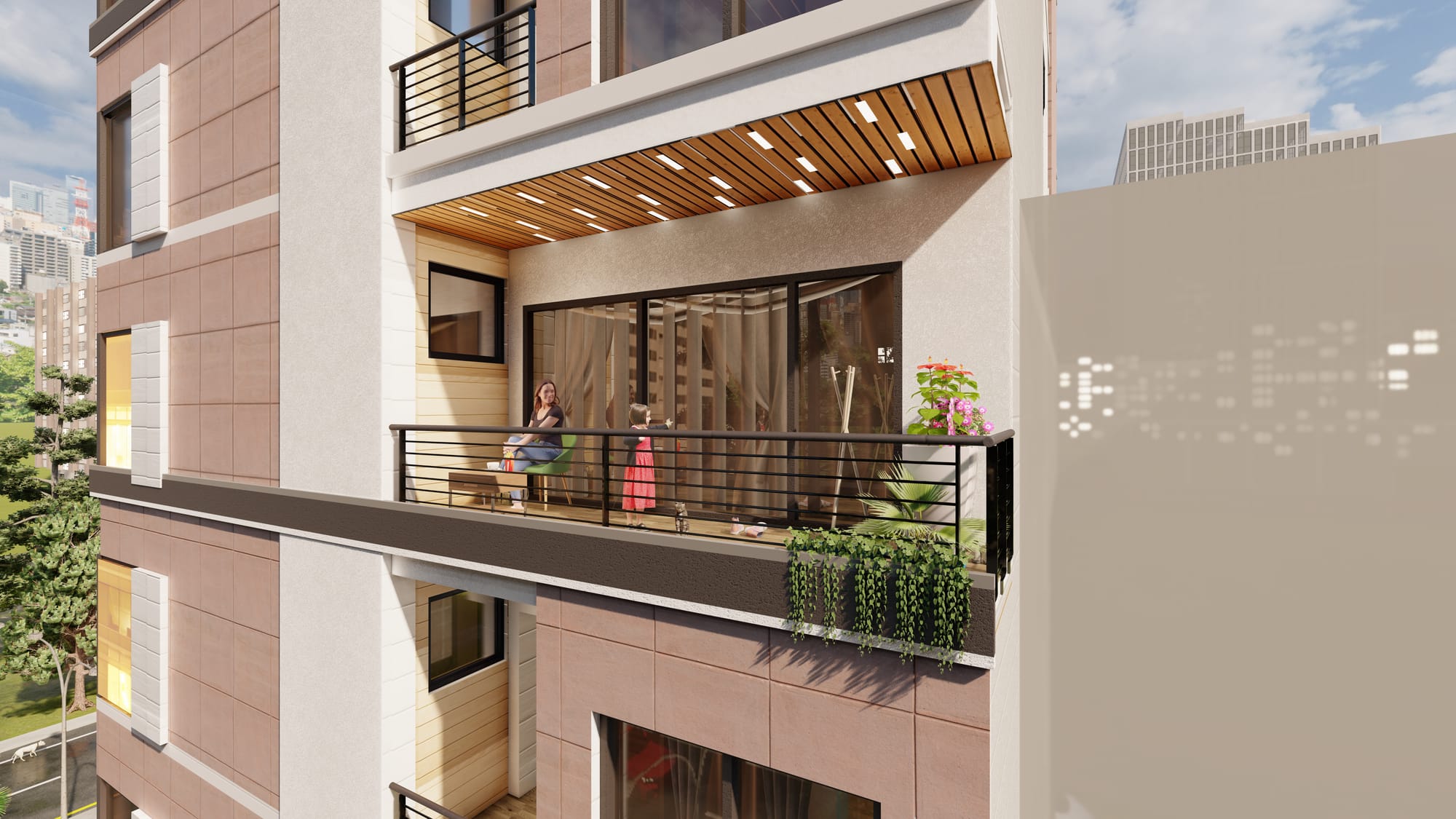 Samy G+9 Penthouse: Collaborative Architectural Brilliance