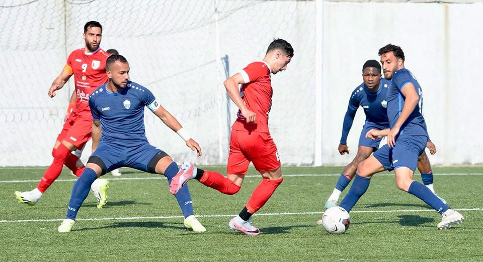 الاهلي النبطية حقق فوزه الاول في بطولة لبنان لكرة القدم