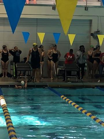 Darnell Ivory preparing for swim meet