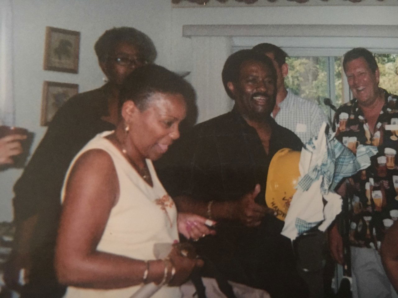Classmates attending Rayford Means' 50th birthday