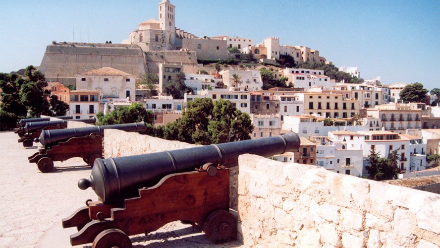 Ibiza city, historical beauty