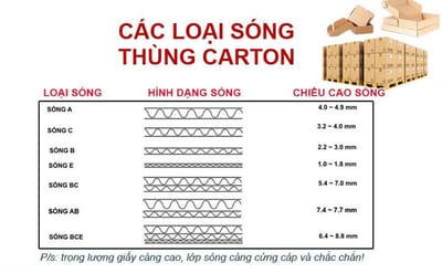 Ý nghĩa của thùng carton sóng giấy đối với doanh nghiệp
