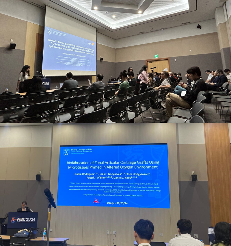 Congratulations to Dr Josephine Wu and Nadia Rodriguez for presenting their work at the 12th World Biomaterials Congress, 26-31 May 2024, Daegu, South Korea.